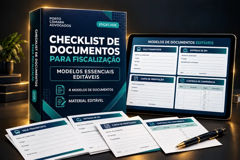 Mockup com os quatro Modelos Essenciais Editáveis